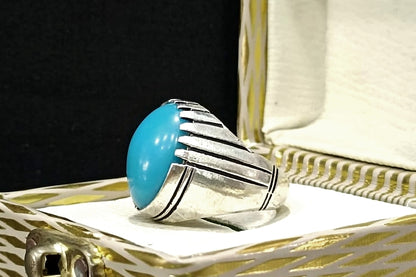 Nishapuri💙 - Turkish Silver Ring