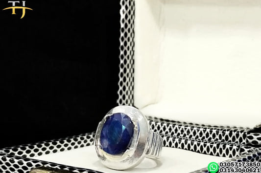 Blue Sapphire🔹 - Handmade SIlver Ring