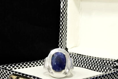 Blue Sapphire🔹 - Handmade SIlver Ring