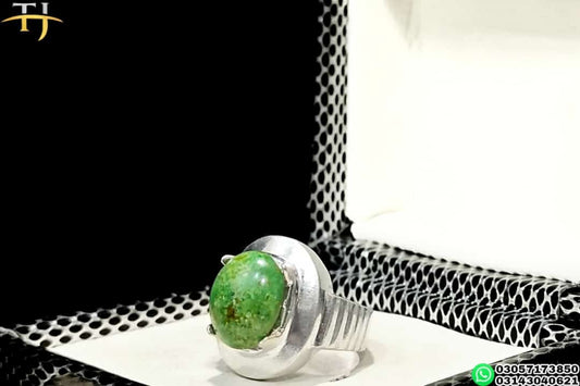 Hussaini Feroza - Handmade Silver Ring