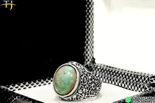 Hussaini Feroza - Handmade Silver Ring