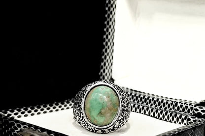 Hussaini Feroza - Handmade Silver Ring