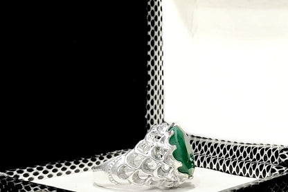 Emerald - Handmade Silver Ring