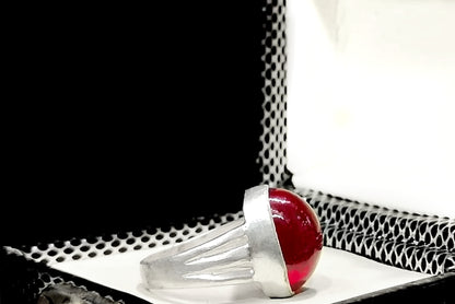 Scarlet❣️- Handmade Silver Ring