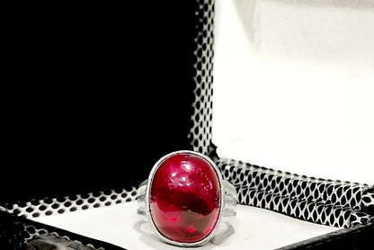 Scarlet❣️- Handmade Silver Ring