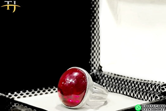 Scarlet❣️- Handmade Silver Ring