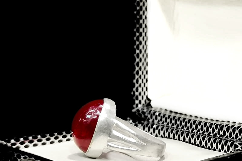 Scarlet❣️- Handmade Silver Ring