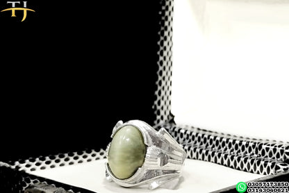 Cat Eye - Turkish Silver Ring